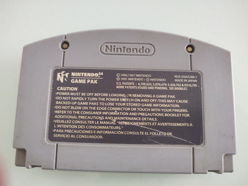 Fita Cartucho Gex Nintendo 64  Funcionando  (Usado)