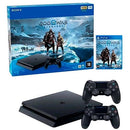 Console Playstation 4 Slim 1Terabyte  + 2 Controles +  Jogo God of War Ragnarök + 3 Jogos Brinde