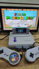 Console Super Nintendo Baby - SNES + 2 Controles + 2 Cartuchos