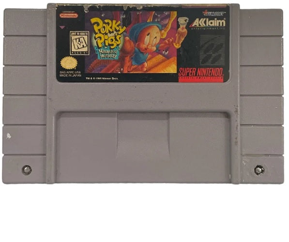 Jogo Porky Pig's Haunted Holiday - SNES