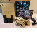 Playstation 2 Edição  Gundam Z Ps2 Fat Gold Dourado + 10 Jogos